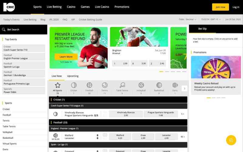 10cric: The Online Casino Site That Offers The Best Casino Bonus For Indian Players