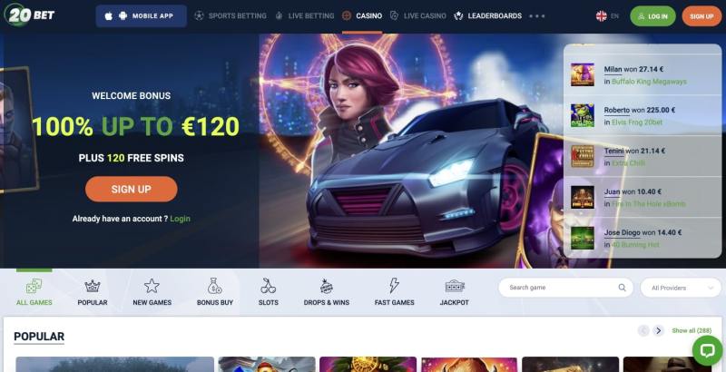 20bet: Your Destination For Safe, Secure, And Exciting Online Casino Gaming In India