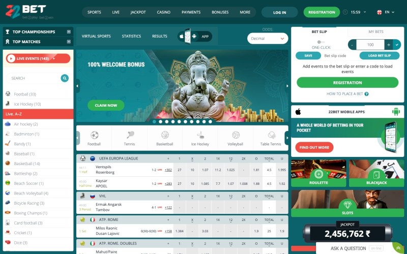 22bet: The Best Place For Indian Players To Win Big
