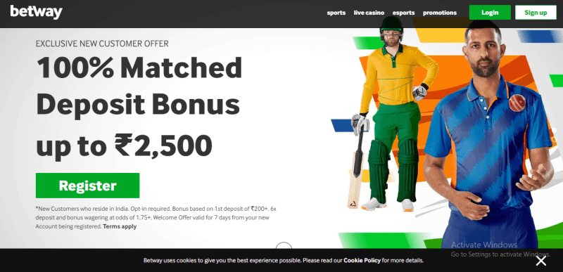Betway Bonus Code India 2022