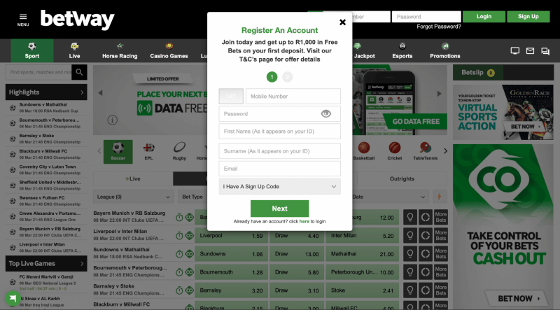 Betway Registration