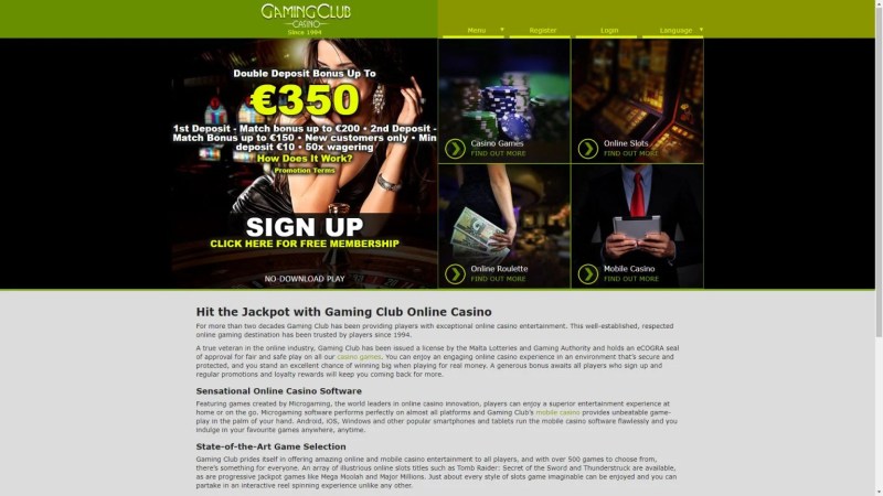 Casino Games Online No Download