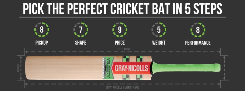 Cricket Bat Size Chart