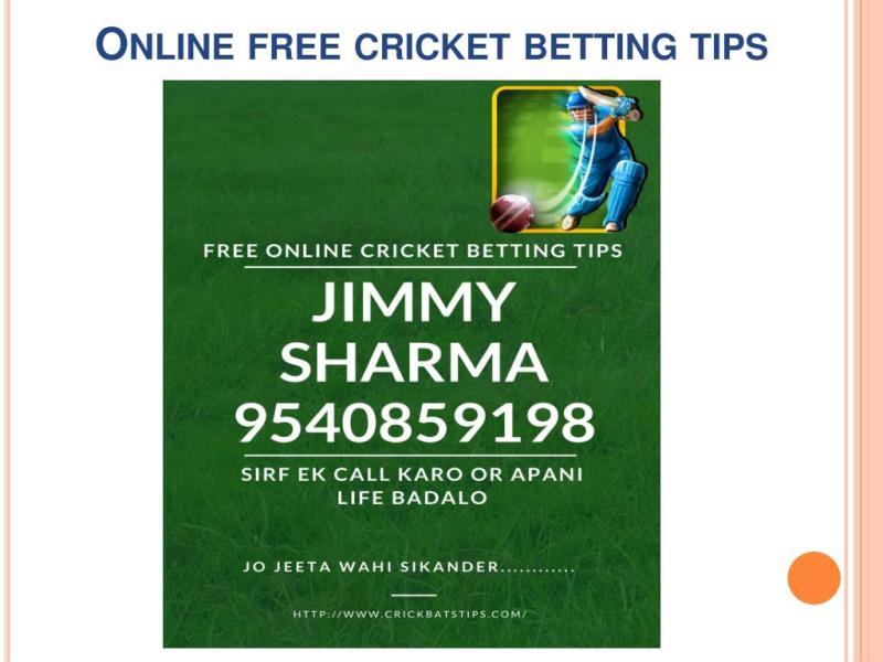 Cricket Bettings Tips Free