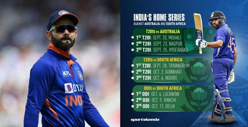 Cricket Match Schedule 2022
