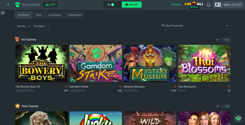 Gamdom Casino Image