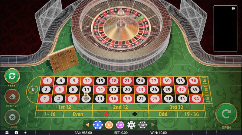 European Roulette Online Casino