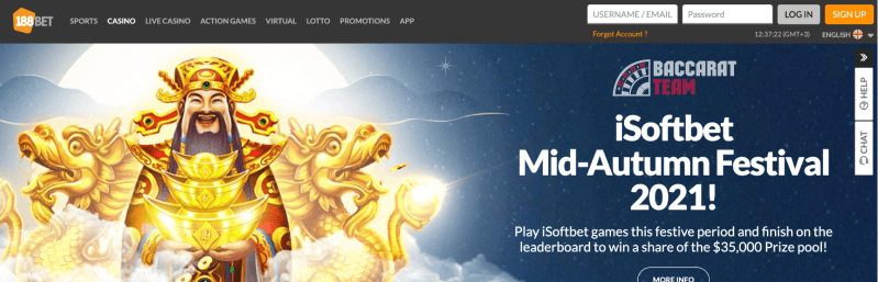 Experience The Best Online Casino Games On 188bet