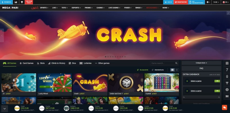 Experience The Excitement Of Megapari’s Online Casino