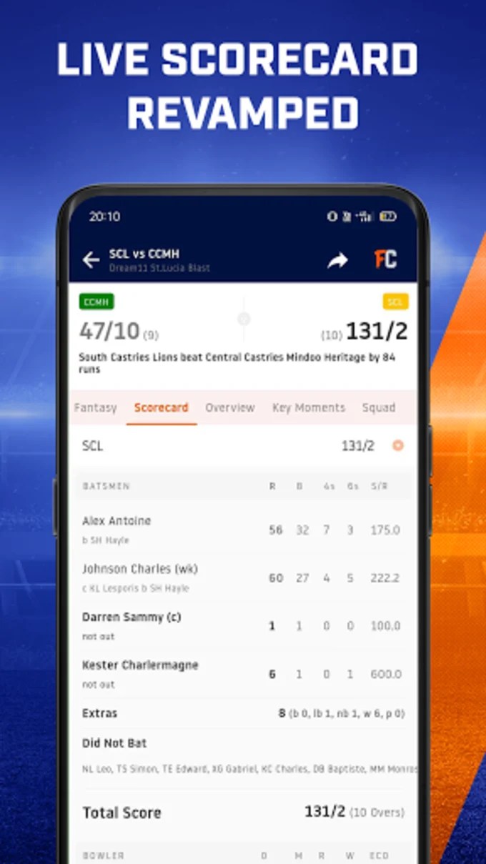 today cricket match live app free