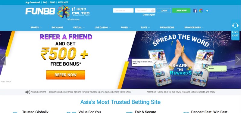 Fun88 Visa