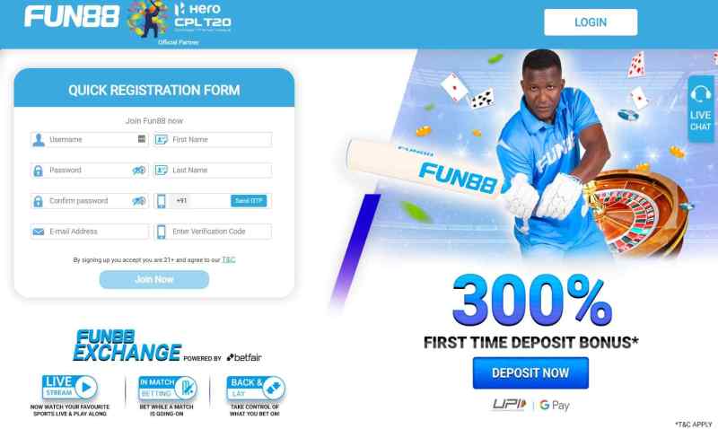 Fun88 Welcome Offer