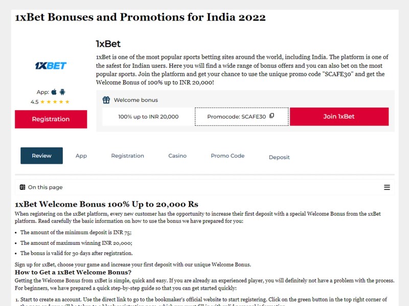 Get Ready To Win Big At 1xbet: India’s Top Casino Site