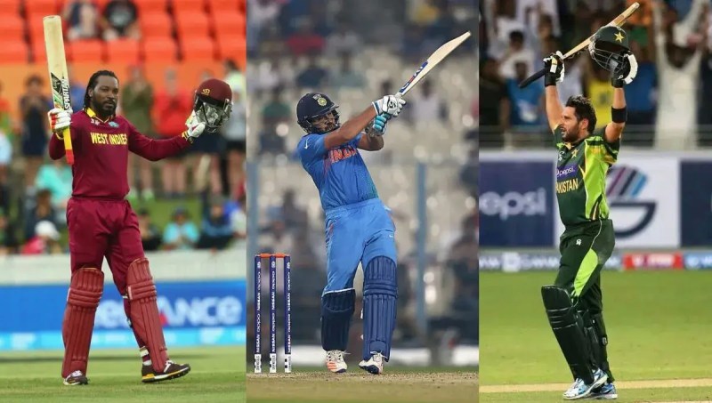 Highest Sixes In International Cricket