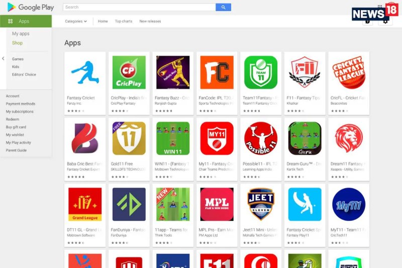 India Cricket Betting Apps