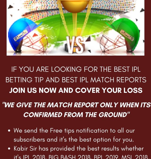 Ipl Betting Tips For Today Match