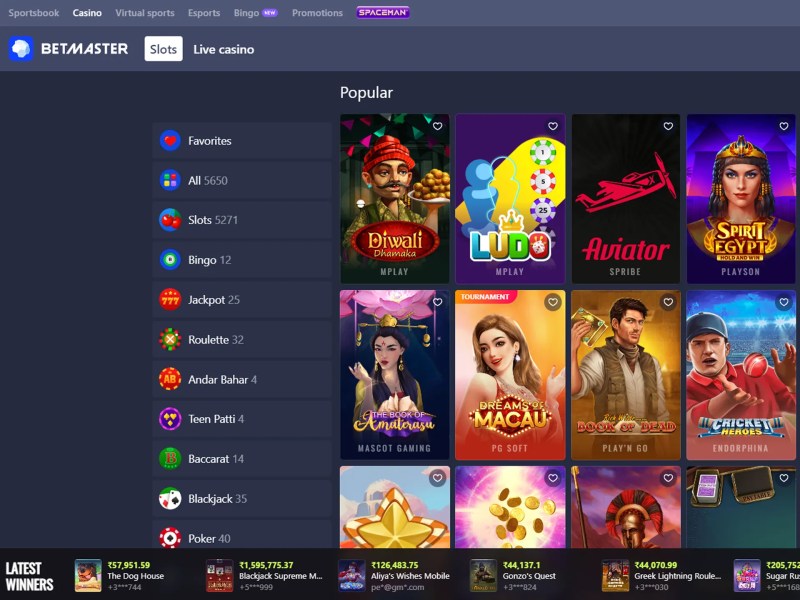 Join Betmaster And Get A Casino Bonus Today