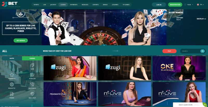 Join The Fun And Win Big At 22bet: India’s Best Casino Site For Gaming Enthusiasts