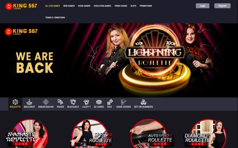 Live Casino Offers India