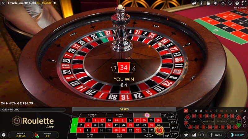Live Casino Online Roulette