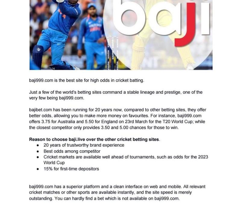 Live Rate Cricket Betting