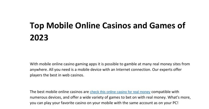 One Stop Online Casino