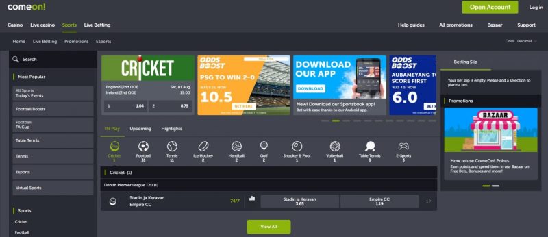 Online Cricket Gambling Websites