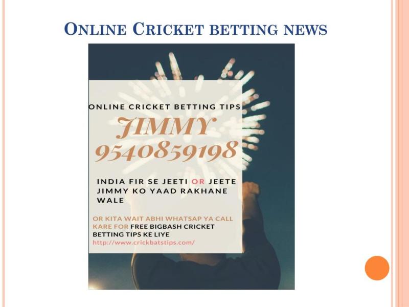 Online Free Cricket Betting Tips