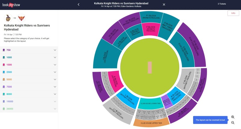Online T20 Cricket Match Tickets Booking