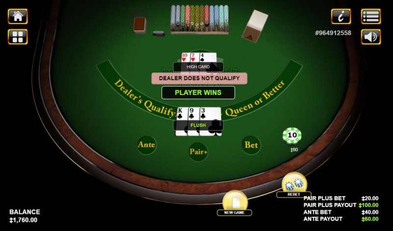 Play 3 Card Poker Online Real Money In India