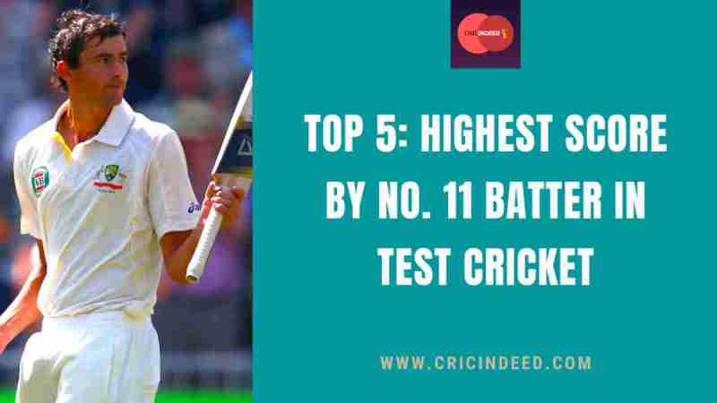 Test Cricket Highest Score