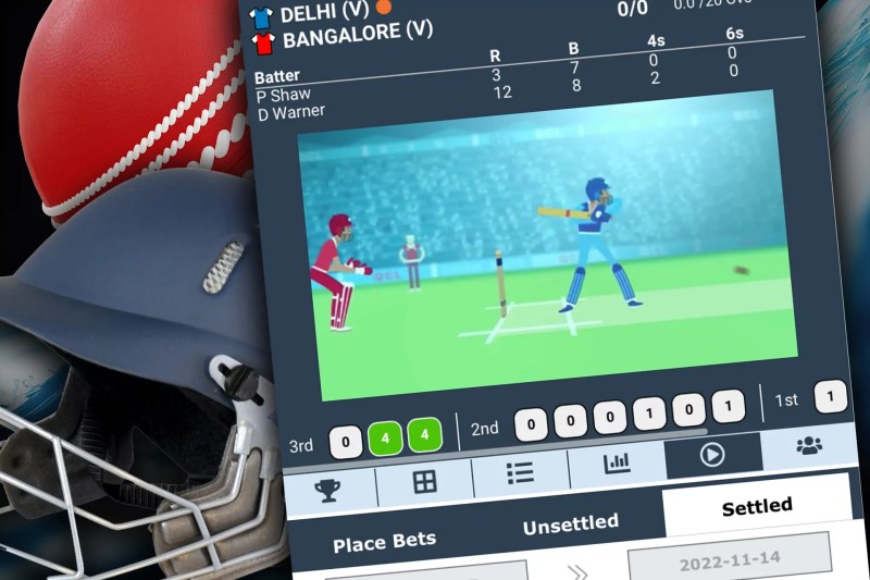 Virtual Cricket Betting App