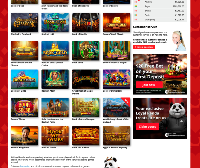 Welcome To Royal Panda, Where Casino Gaming Is Always Fun