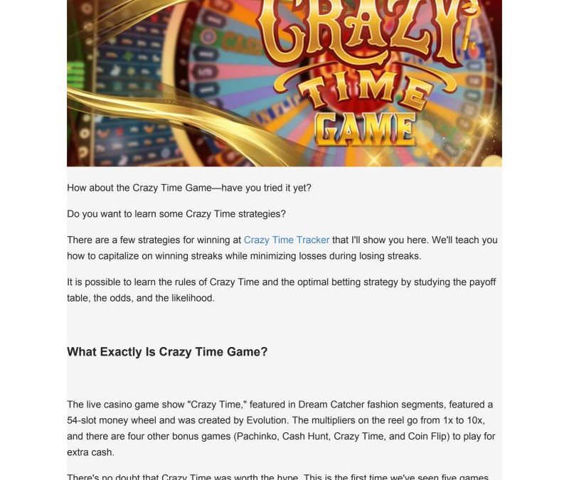 Crazy Time Online