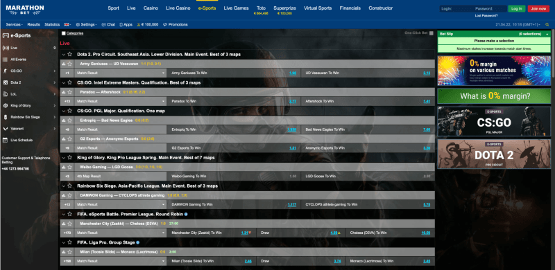 From Slots To Live Dealer Games: Marathonbet Has It All For Indian Casino Fans