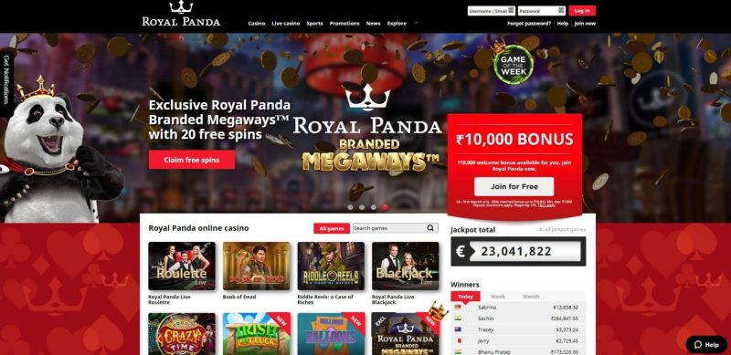 Royal Panda: Your Passport To Exciting Casino Games And Big Wins