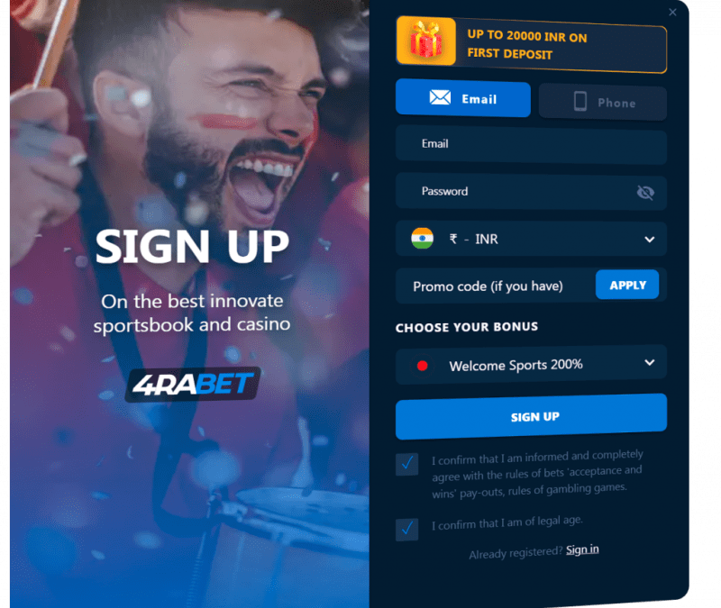Sign Up Bonus Casino India