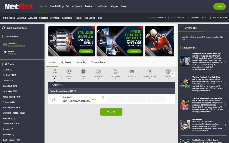 Win Big With Netbet’s Range Of Exciting Casino Games In India