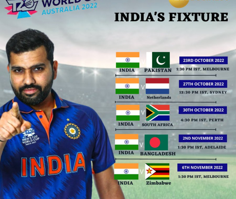 Cricket 2022 Schedule