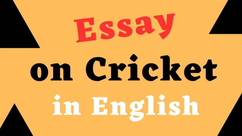 Cricket Essay